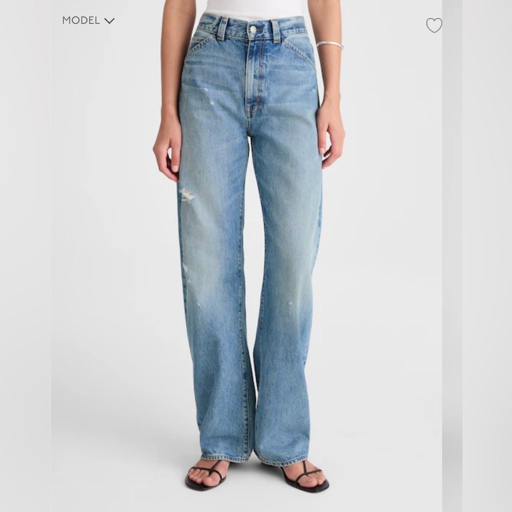 Madewell Light Blue Wide-Leg Jeans